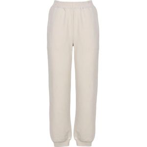 Dondup, Witte katoenen truien met elastische taille Wit, Dames, Maat:M