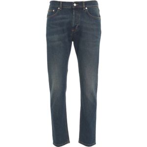 Mauro Grifoni, Jeans, Heren, Blauw, W33, Katoen, Blauwe Jeans Aw 24 voor mannen