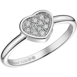 Chopard, My Happy Hearts White Gold Diamond Ring Wit, Dames, Maat:ONE Size