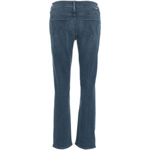 Mother, Jeans, Dames, Blauw, W29, Katoen, Blauwe Jeans Aw 24 Dameskleding