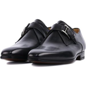 Magnanni, Schoenen, Heren, Zwart, 42 EU, Suède, Gespschoenen Zwart