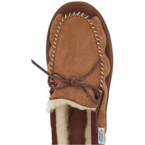 Suicoke, Schoenen, Heren, Bruin, 42 EU, Bruine Shearling Moccasin Schoenen