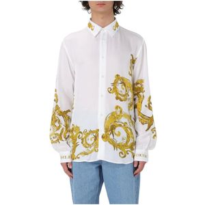 Versace, Overhemden, Heren, Veelkleurig, XL, Casual Shirts