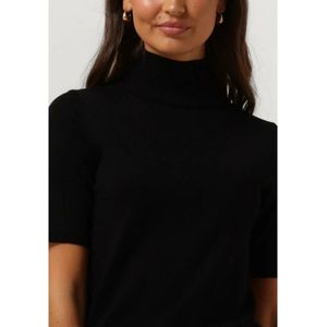 Minus, Truien, Dames, Zwart, XS, Roll Neck Knit Tops T-shirts