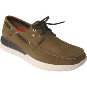 Callaghan, Schoenen, Heren, Groen, 41 EU, Leer, Sailor Schoenen