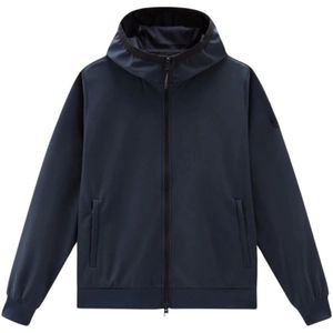 Woolrich, windjacks donkerblauw Blauw, Heren, Maat:XL