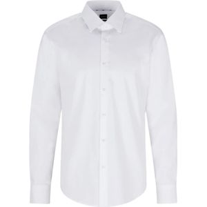 Hugo Boss, Overhemden, Heren, Wit, 5Xl, Katoen, Shirts