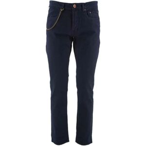 Siviglia, Jeans, Heren, Blauw, W36, Katoen, Slim-fit Jeans