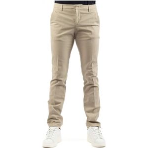 Dondup, Broeken, Heren, Beige, W33, Heren Casual Broek