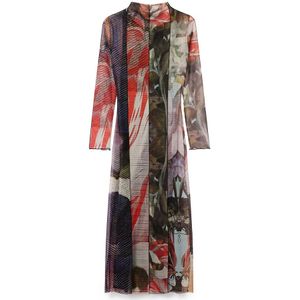 Desigual, Kleedjes, Dames, Veelkleurig, S, Polyester, Dames Vest Herfst/Winter Collectie