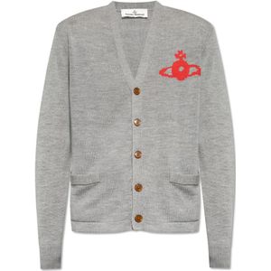 Vivienne Westwood, Truien, Heren, Grijs, L, Cardigans