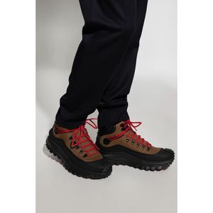 Moncler, Schoenen, Heren, Bruin, 42 EU, Leer, ‘Trailgrip Gtx’ hoge sneakers