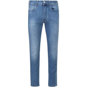 Incotex, Jeans, Heren, Blauw, W44, Katoen, Slim-fit Jeans