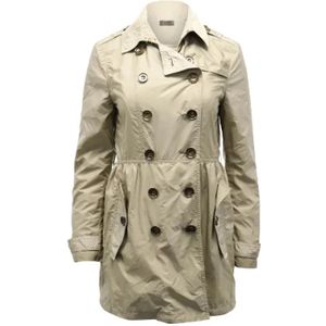 Burberry Vintage, Pre-owned, Dames, Beige, S, Katoen, Pre-owned Cotton outerwear