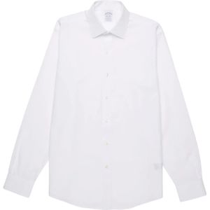 Brooks Brothers, Overhemden, Heren, Wit, XL, Katoen, Shirts