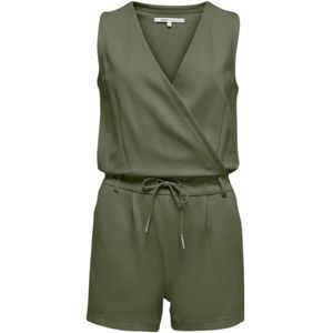 Only, Jumpsuits & Playsuits, Heren, Groen, XS, Nylon, Life Easy Playsuit in Kalamata Groen
