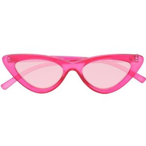 Le Specs, Accessoires, Dames, Roze, ONE Size, Stoute Cat Eye Zonnebril