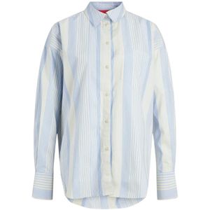 Jack & Jones, Blouses & Shirts, Dames, Veelkleurig, XS, Relaxed Poplin Shirt in Limeade/Multi