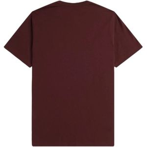 Fred Perry, Tops, Heren, Rood, L, Klassiek T-shirt