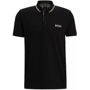 Hugo Boss, Zwarte T-shirts en Polos Zwart, Heren, Maat:2XL