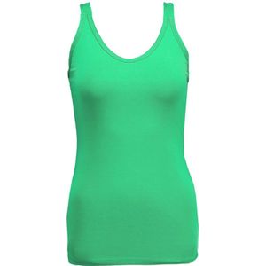 10Days, Groene Cross Back Tanktop Groen, Dames, Maat:L