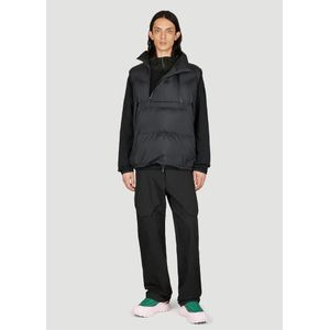 Moncler, Broeken, Heren, Zwart, M, Katoen, Katoenen Cargo Broek