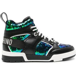 Moschino, Multicolor Paillet Sneakers Veelkleurig, Heren, Maat:41 EU