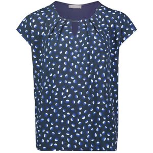 Betty & Co, Blouses & Shirts, Dames, Blauw, 2Xl, Polkadot Blouse Shirt