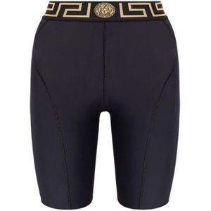 Versace, Sport, Dames, Zwart, XS, Short leggings