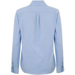 Max Mara, Blouses & Shirts, Dames, Blauw, 2Xs, Stijlvolle Blouse voor Vrouwen