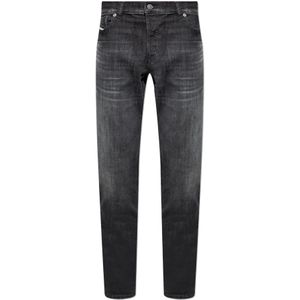 Diesel, ‘1995 D-Sark L.30’ slim-fit jeans Zwart, Heren, Maat:W36 L32