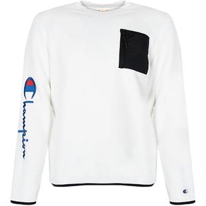 Champion, Sweatshirt Wit, Heren, Maat:L