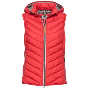 Camel Active, Jassen, Dames, Rood, L, Polyester, Gerecyclede Polyester Puffer Vest