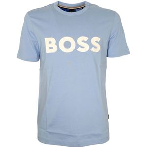 Hugo Boss, Tops, Heren, Blauw, S, Katoen, Shirts