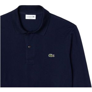 Lacoste, Tops, Heren, Blauw, S, Katoen, Blauwe T-shirts en Polos