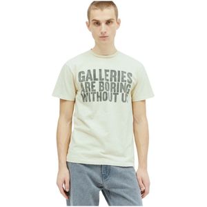 Gallery Dept., Tops, Heren, Beige, S, Katoen, T-Shirts