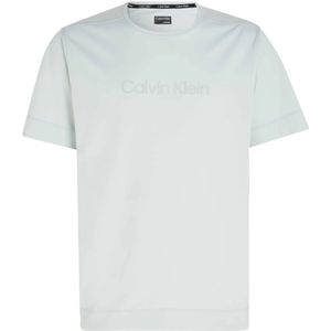 Calvin Klein, Ck Performance Wo T-Shirt - Ss Tee Groen, Heren, Maat:L