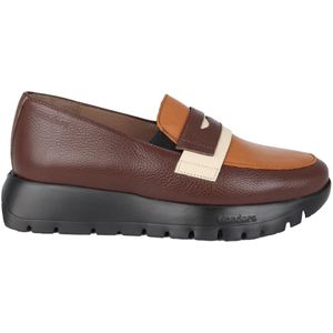 Wonders, Schoenen, Dames, Bruin, 35 EU, Leer, Bruine Dames Loafers