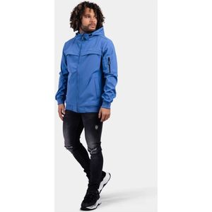 Ballin Amsterdam, Jassen, Heren, Blauw, XL, Heren Lichtblauwe Softshell Jas