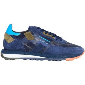 Ghoud, Schoenen, Heren, Blauw, 44 EU, Lage Camo Sneakers