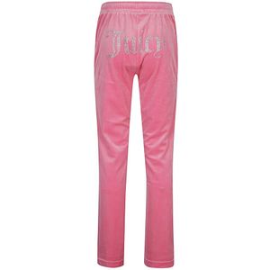 Juicy Couture, Broeken, Dames, Roze, L, Roze Logo Trainingsbroek