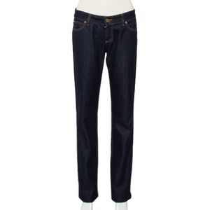 Gucci Vintage, Pre-owned Denim jeans Blauw, Dames, Maat:S