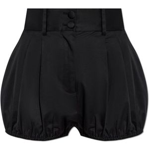 Dolce & Gabbana, Korte broeken, Dames, Zwart, S, Shorts met zakken