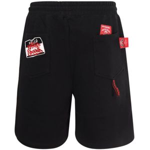 Sprayground, Korte broeken, Heren, Zwart, M, Katoen, Casual Shorts