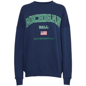Ball, Sweatshirts & Hoodies, Dames, Blauw, M, Ocean Print Sweatshirt