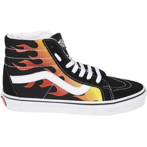Vans, Flame Sk 8-Hi Reissue Sneakers Zwart, Dames, Maat:43 EU