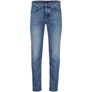 Hugo Boss, Jeans, Heren, Blauw, W35 L34, Denim, Blauwe Denim 5-Pocket Jeans
