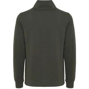 Casual Friday, Sweatshirts & Hoodies, Heren, Groen, M, Halfzip sweatshirt: Deep Depths | Freewear Groen