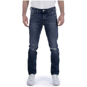 Tommy Hilfiger, Jeans, Heren, Blauw, W32 L34, Denim, Jeans Scanton Y Df 8159 Blauw
