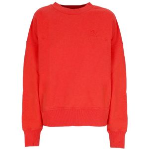 Puma, Sweatshirts & Hoodies, Dames, Rood, XS, Infuse Crewneck Burnt Red Sweatshirt
